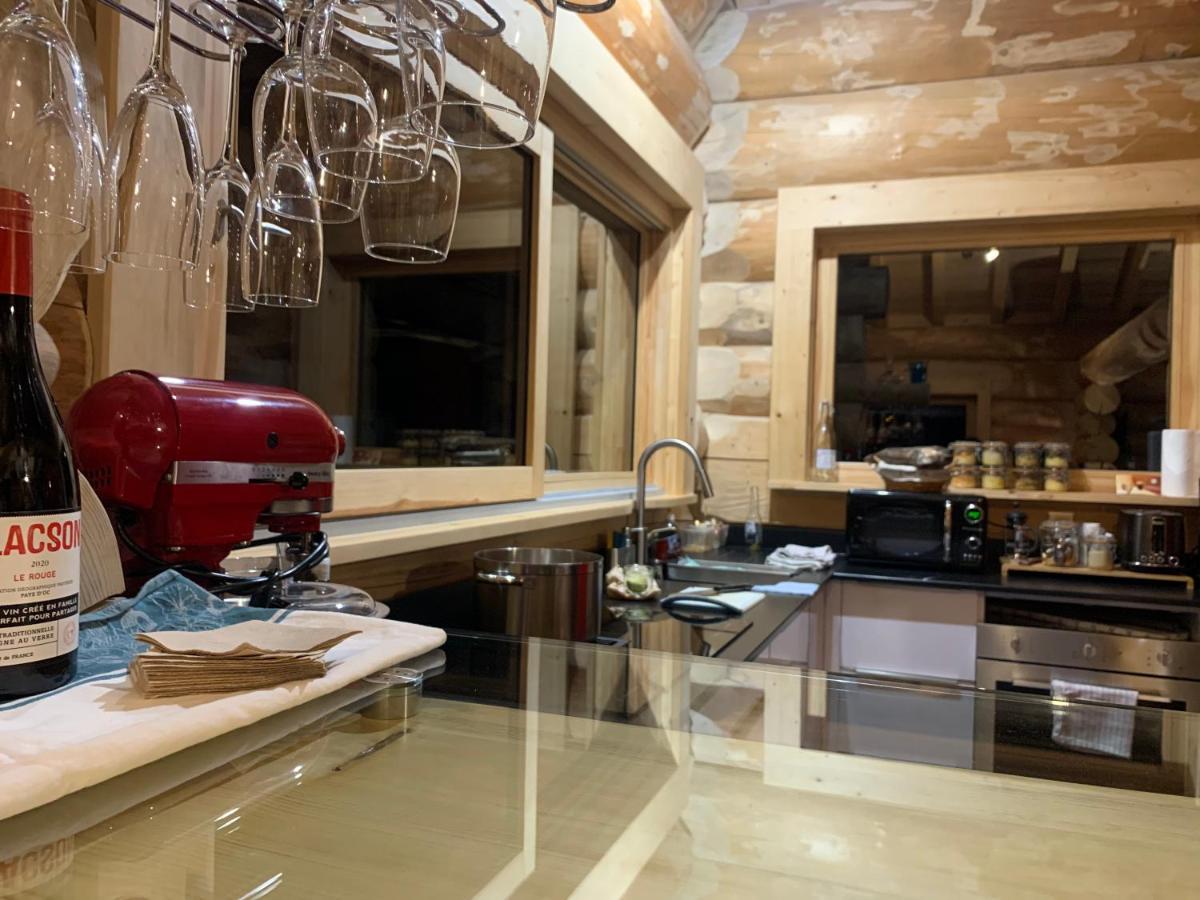 Chalet Anzac Chalet 5 Etoiles En Rondins Tout Neuf Unique Dans Les Aravis Les Villards-sur-Thônes Екстериор снимка