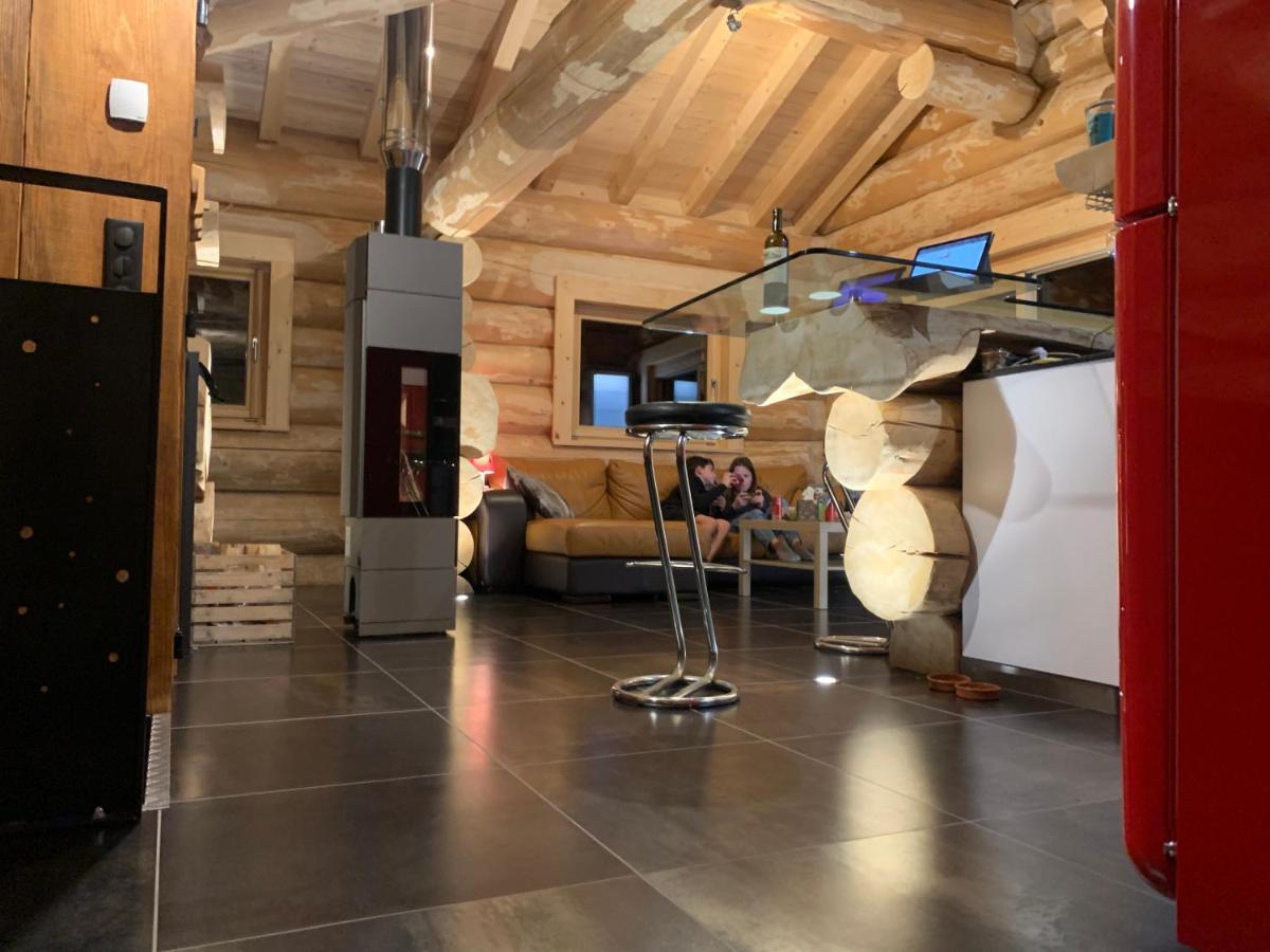 Chalet Anzac Chalet 5 Etoiles En Rondins Tout Neuf Unique Dans Les Aravis Les Villards-sur-Thônes Екстериор снимка