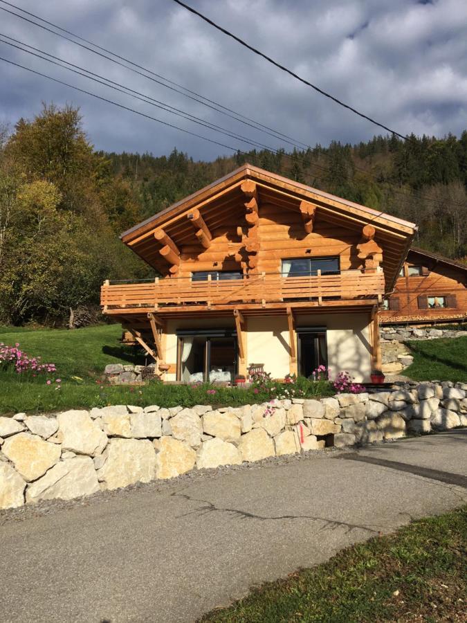 Chalet Anzac Chalet 5 Etoiles En Rondins Tout Neuf Unique Dans Les Aravis Les Villards-sur-Thônes Екстериор снимка