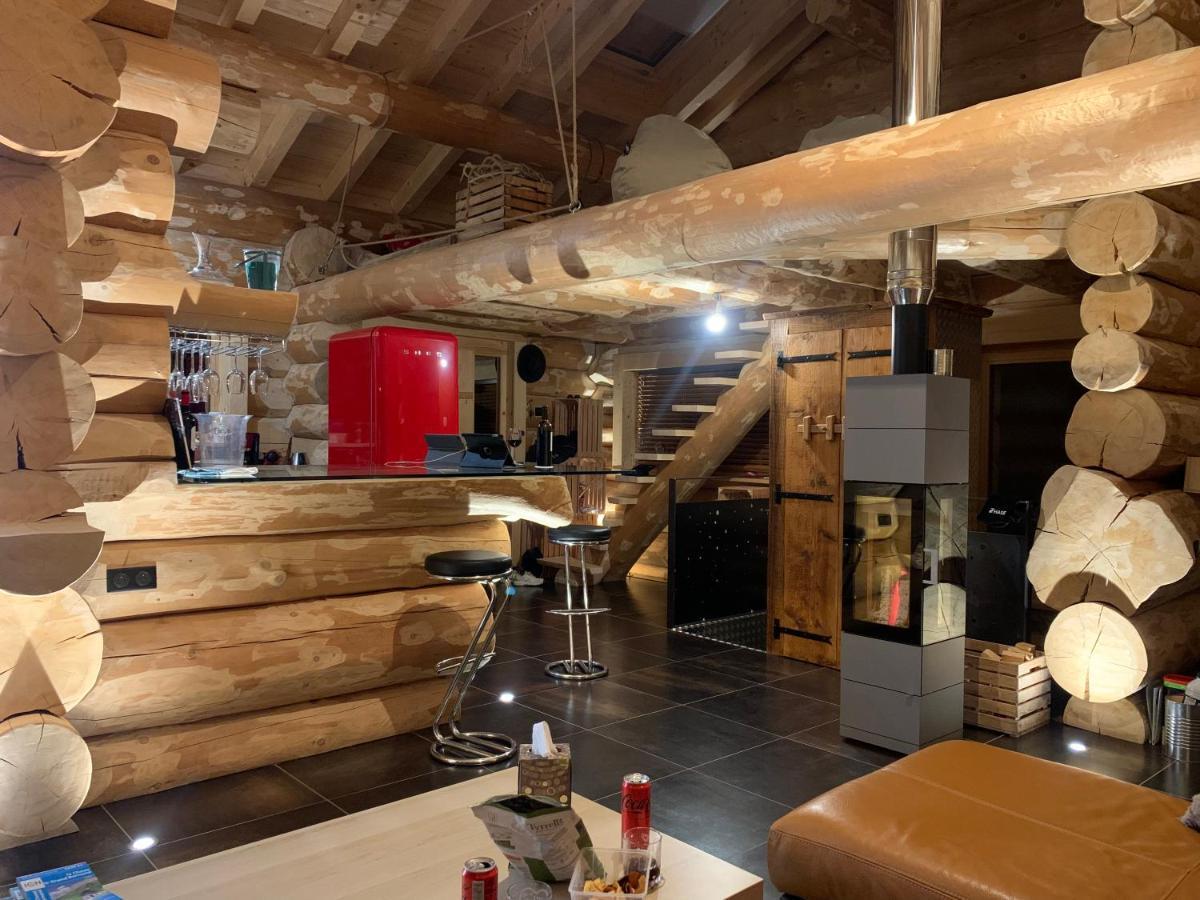 Chalet Anzac Chalet 5 Etoiles En Rondins Tout Neuf Unique Dans Les Aravis Les Villards-sur-Thônes Екстериор снимка