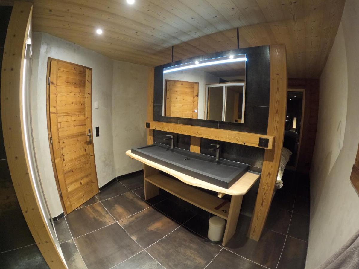 Chalet Anzac Chalet 5 Etoiles En Rondins Tout Neuf Unique Dans Les Aravis Les Villards-sur-Thônes Екстериор снимка