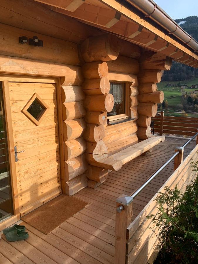 Chalet Anzac Chalet 5 Etoiles En Rondins Tout Neuf Unique Dans Les Aravis Les Villards-sur-Thônes Екстериор снимка