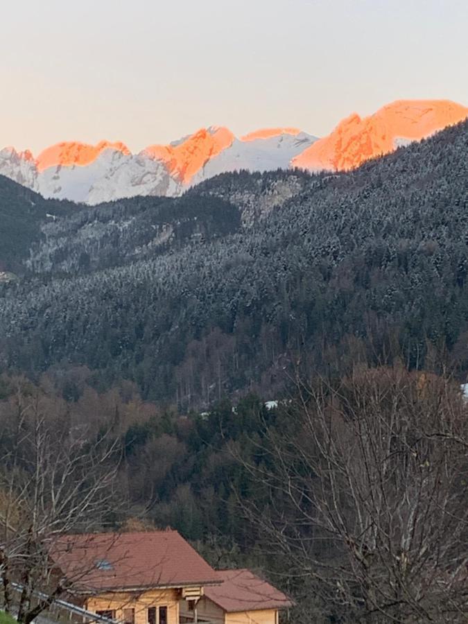 Chalet Anzac Chalet 5 Etoiles En Rondins Tout Neuf Unique Dans Les Aravis Les Villards-sur-Thônes Екстериор снимка