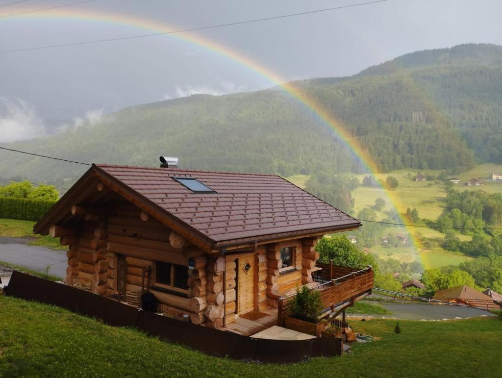 Chalet Anzac Chalet 5 Etoiles En Rondins Tout Neuf Unique Dans Les Aravis Les Villards-sur-Thônes Екстериор снимка