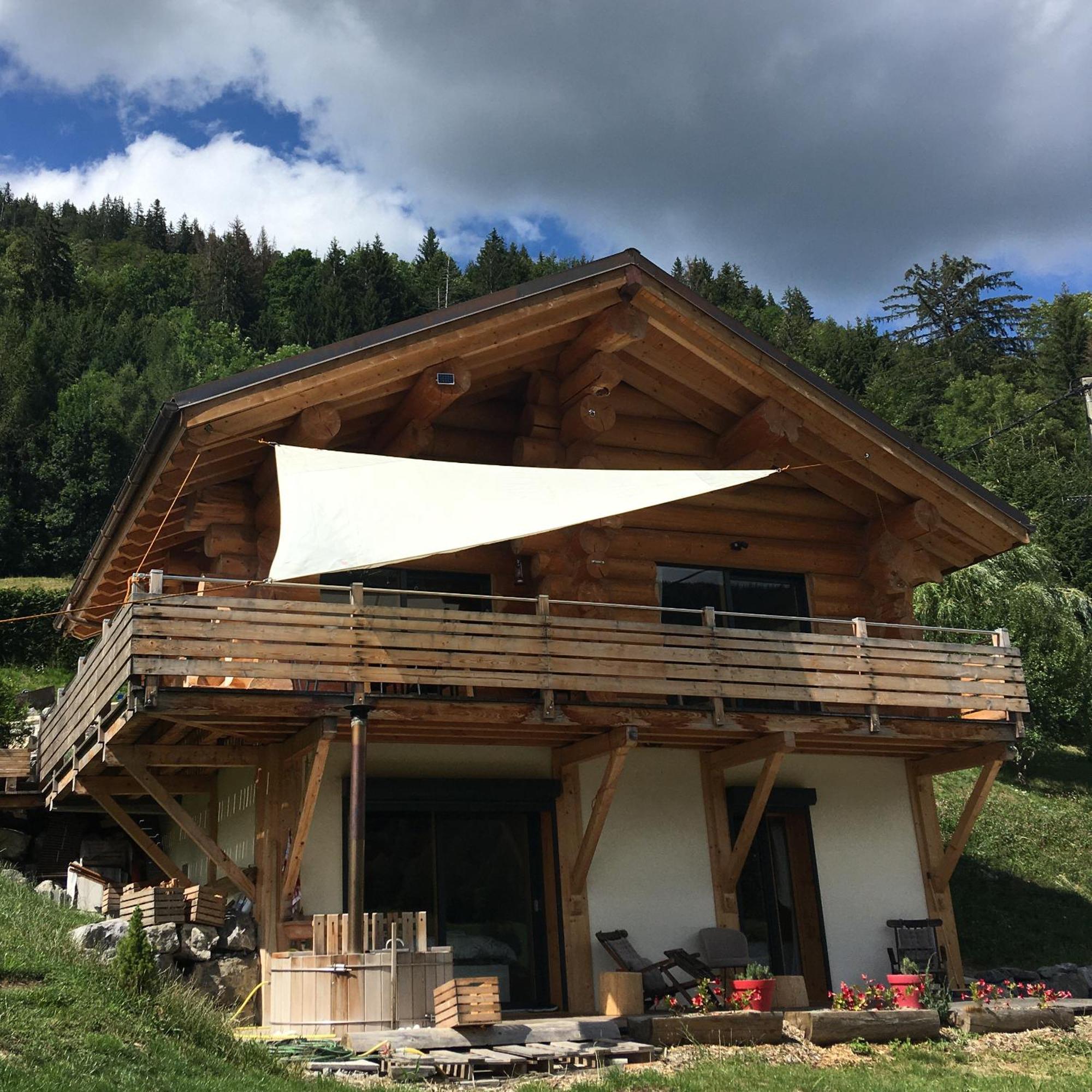 Chalet Anzac Chalet 5 Etoiles En Rondins Tout Neuf Unique Dans Les Aravis Les Villards-sur-Thônes Екстериор снимка